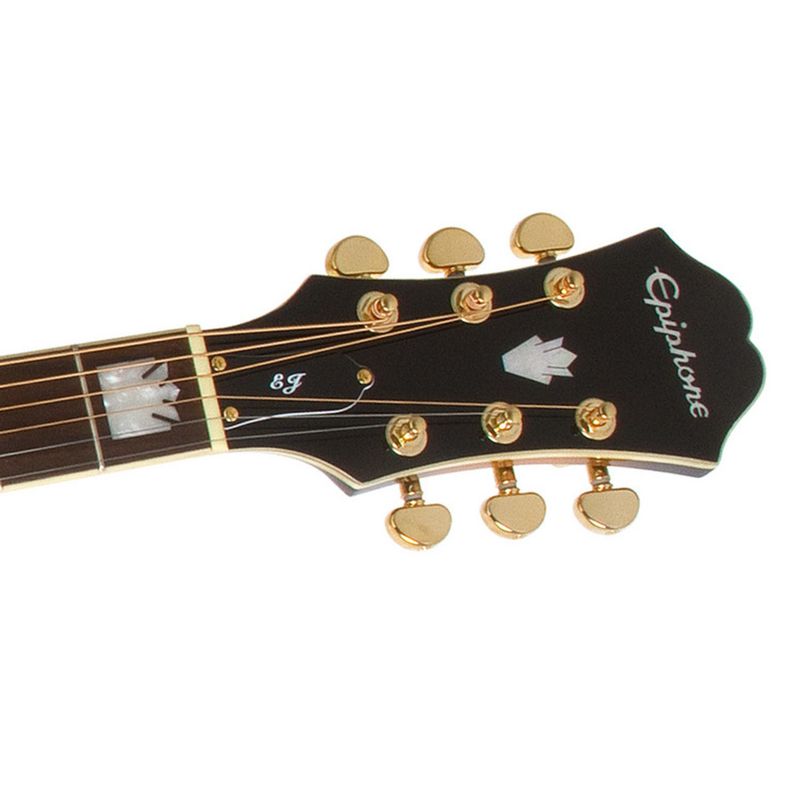 Epiphone EJ-200SCE Jumbo Gitar m/ Elektronikk, Vintage Sunburst, CF