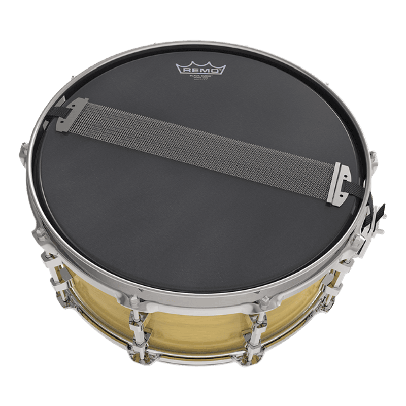 Remo SA-0813-ES Snare, Ambassador®, Black Suede, 13