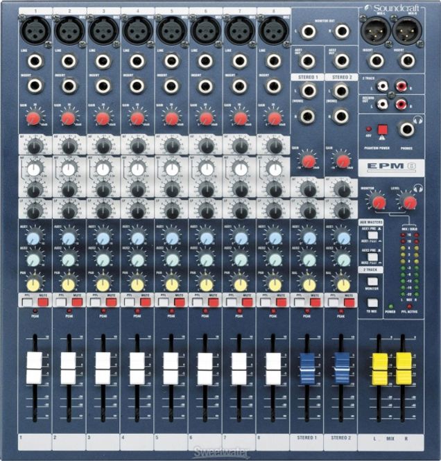 Hovedbilde Soundcraft EPM8 mikser