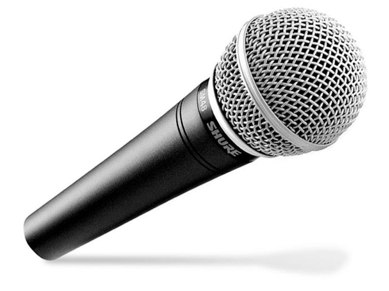 Shure SM-48S mikrofon med av/på bryter