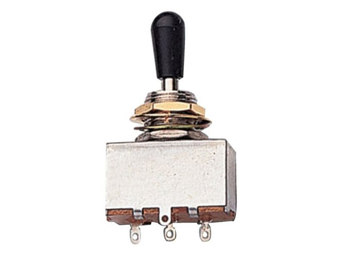 Hovedbilde Partsland Pickup switch 3-veis - Sort m. gull