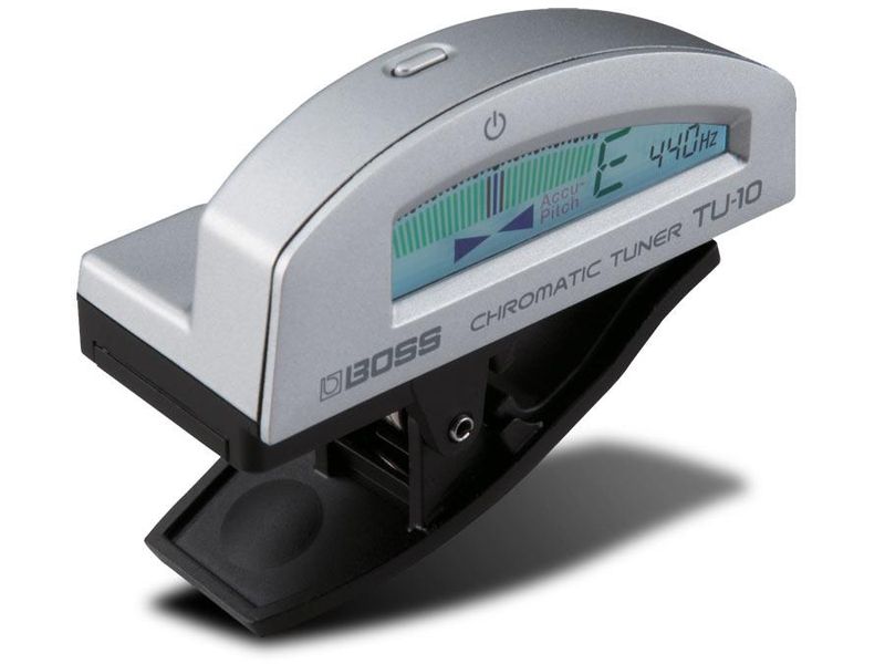 Boss TU-10SV, Clip-On Tuner, Sølv