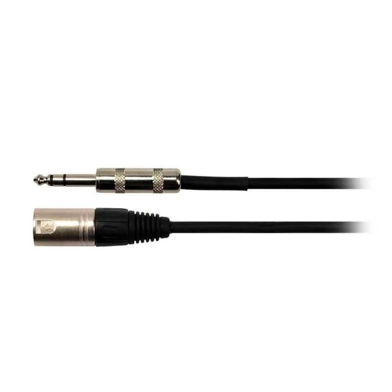 AMP TM2 kabel, Stereo Jack -> XLR (han), 2M