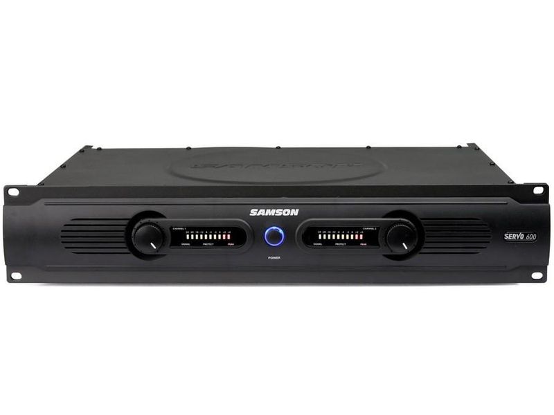 Samson Servo 600 stereosluttrinn, 2 x 300W i 4 ohm