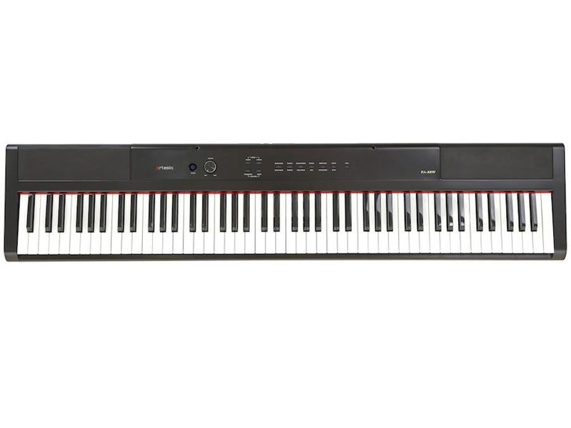Artesia PA88W Digital Piano, Black
