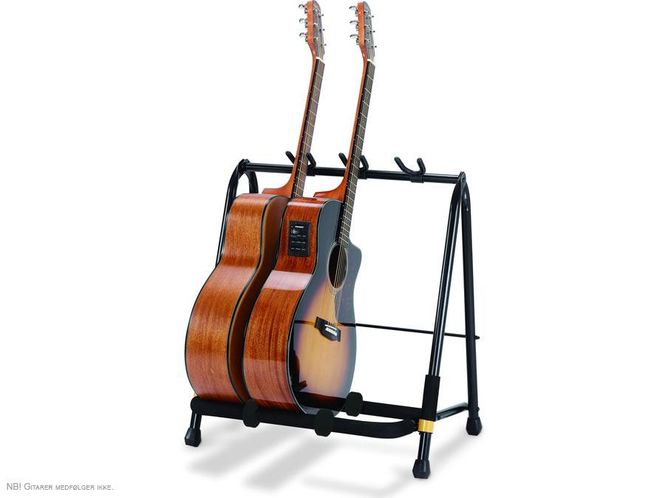 Hovedbilde Hercules GS523B Universalt Gitarstativ for 3 Gitarer