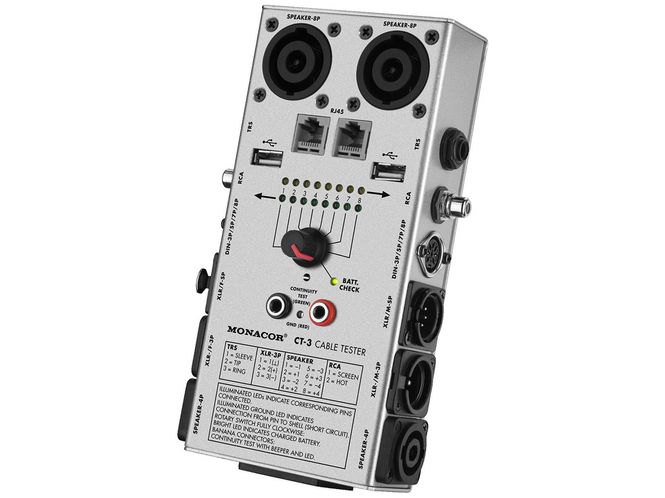 Hovedbilde Monacor CT-3 Kabeltester