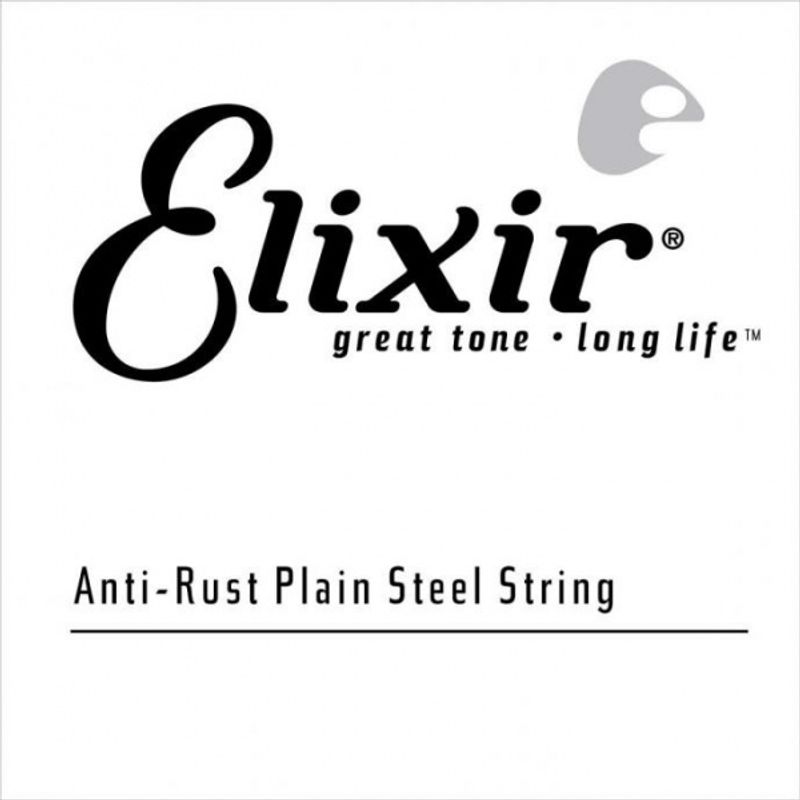 ELIXIR Anti-Rust Plain Steel Single .016