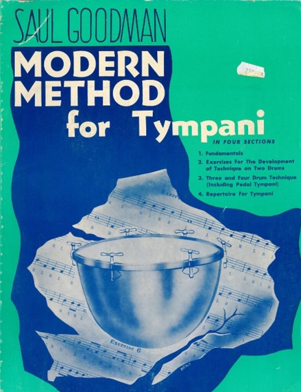 Saul Goodman - Modern method for Tympani 