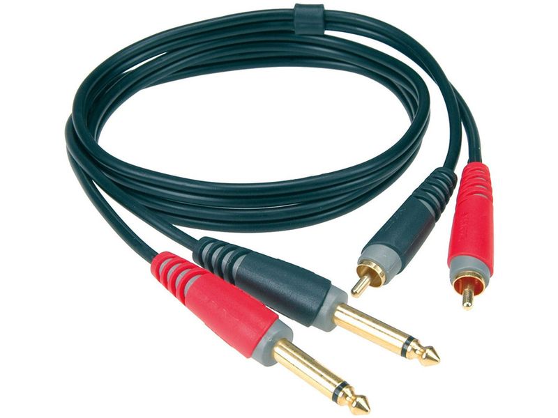 Klotz AT-CJ0100 2xjack mono-2xphono 1 m