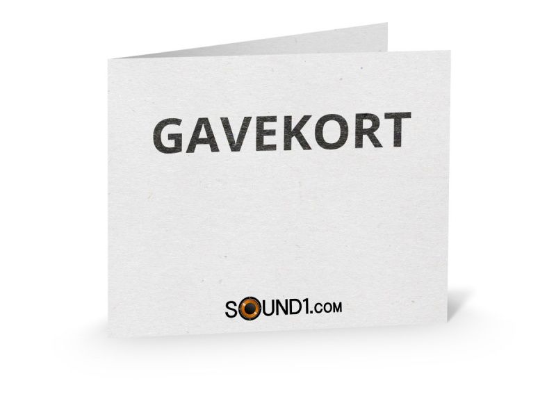 Sound1 Gavekort for nett og butikk