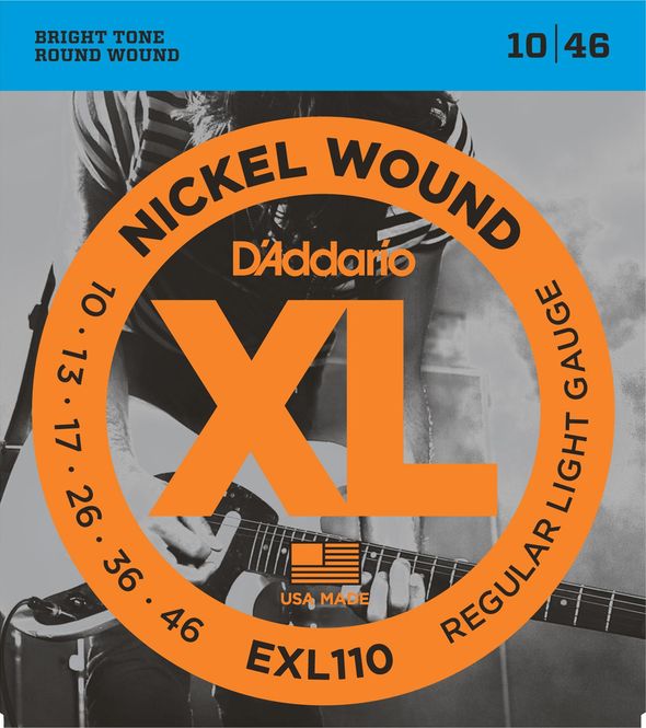 Hovedbilde D'Addario EXL110 El. gitar strenger (010-046)