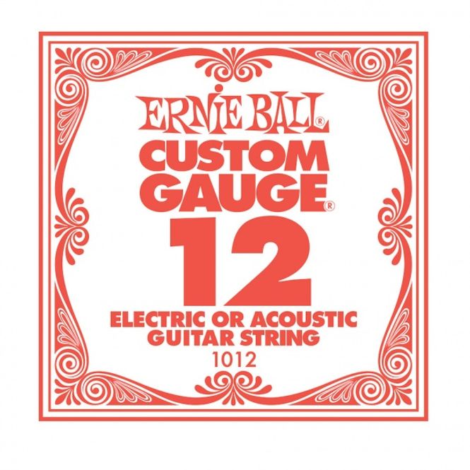 Hovedbilde Ernie Ball EB-1012 Plain steel string, løs streng .012