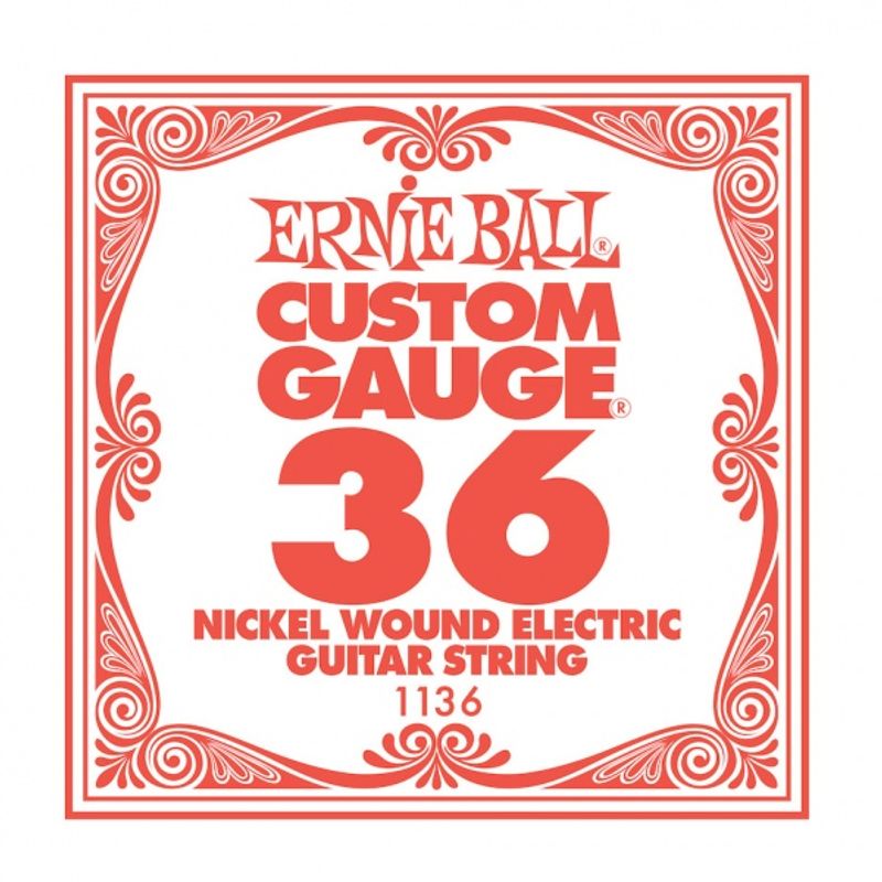Ernie Ball EB-1136, løs streng, wound, til el-gitar .036w