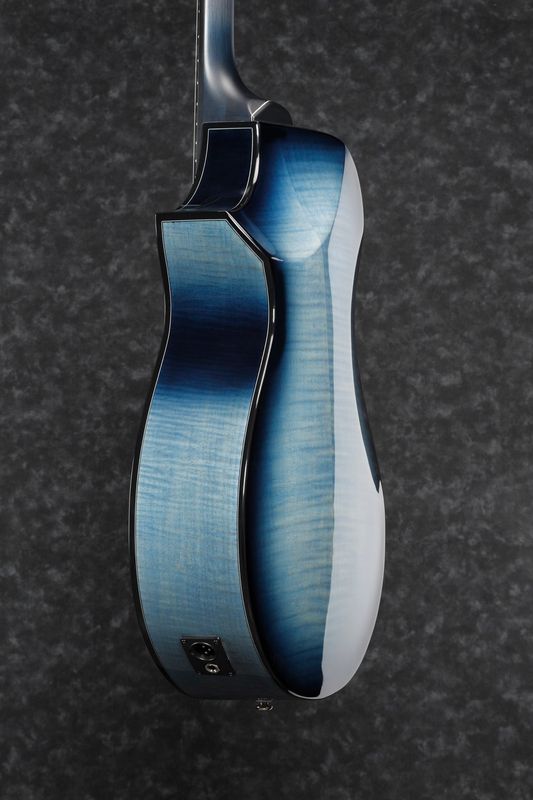 Ibanez AEWC400-IBB, Transparent Indigo Blue Burst High Gloss