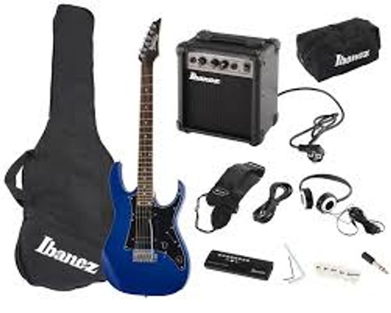 Ibanez IJRG200-BL Jumpack, Gitarpakke, Blå